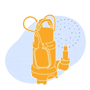 Дренажный насос центробежный погружной DC 8-N Pedrollo DC