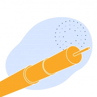 Радиочастотный кабель 2.95 мм 150 Ом РД 75-3-11 ГОСТ 11326.89-79