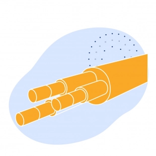 Силовой кабель медный 1x2.5 мм 0.66 кВ ВРГ ГОСТ 433-73