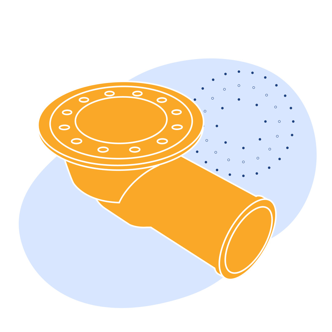 Трап чугунный ТК50 Ду 50 мм СЧ10 ГОСТ 1811-2019