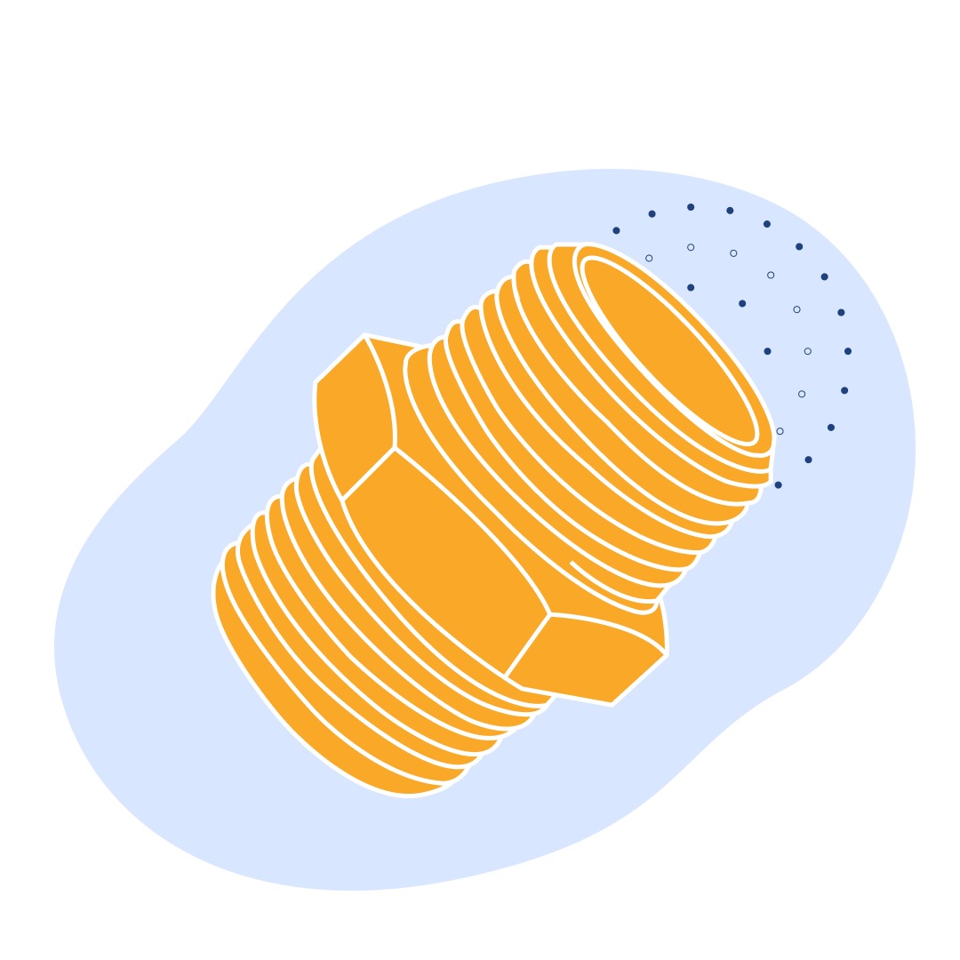 Ниппель оцинкованный ДУ 25 мм ст25