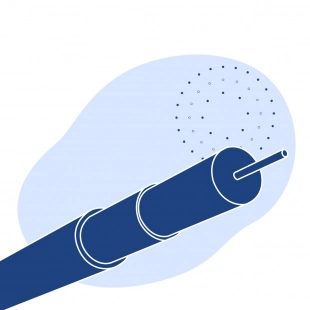 Кабель коаксиальный аналоговый 0.3 мм 200 Ом РК 50-13-15-Б ГОСТ 11326.47-79