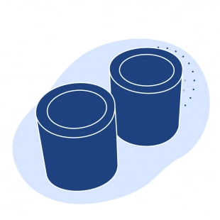 Капролоновая втулка 270х1400 мм кремовая ПА 6