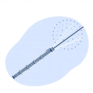 Молниеотвод граненый конический МОГК 50.0 ц