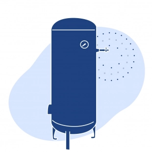 Ресивер 0.9 м3 1 МПа