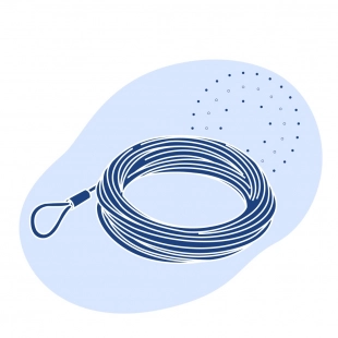 Канат двойной свивки ЛК-Р 3.8 мм ГОСТ 2688-80